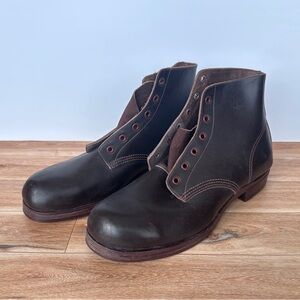 Vintage Brown Goodyear welted Leather Service Boots 1950’s